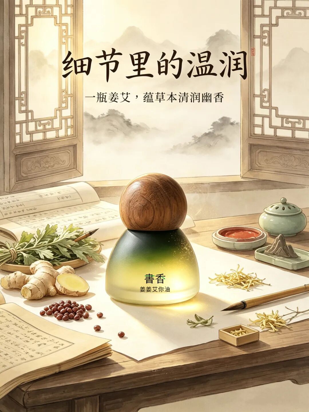 姜姜艾你油|承东方草本文脉,藏女子温润风骨 · 图 08