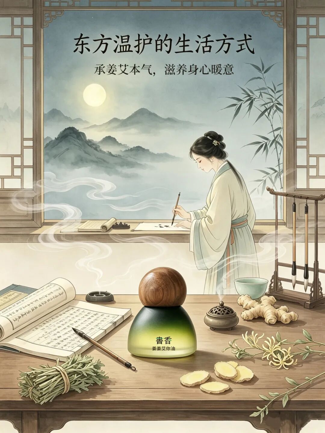 姜姜艾你油|承东方草本文脉,藏女子温润风骨 · 图 12