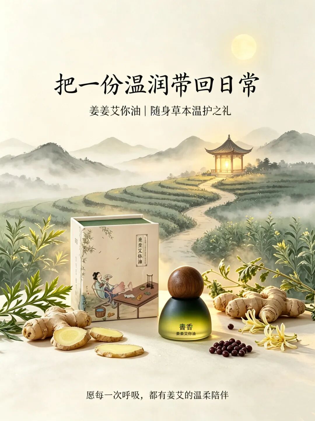 姜姜艾你油|承东方草本文脉,藏女子温润风骨 · 图 13